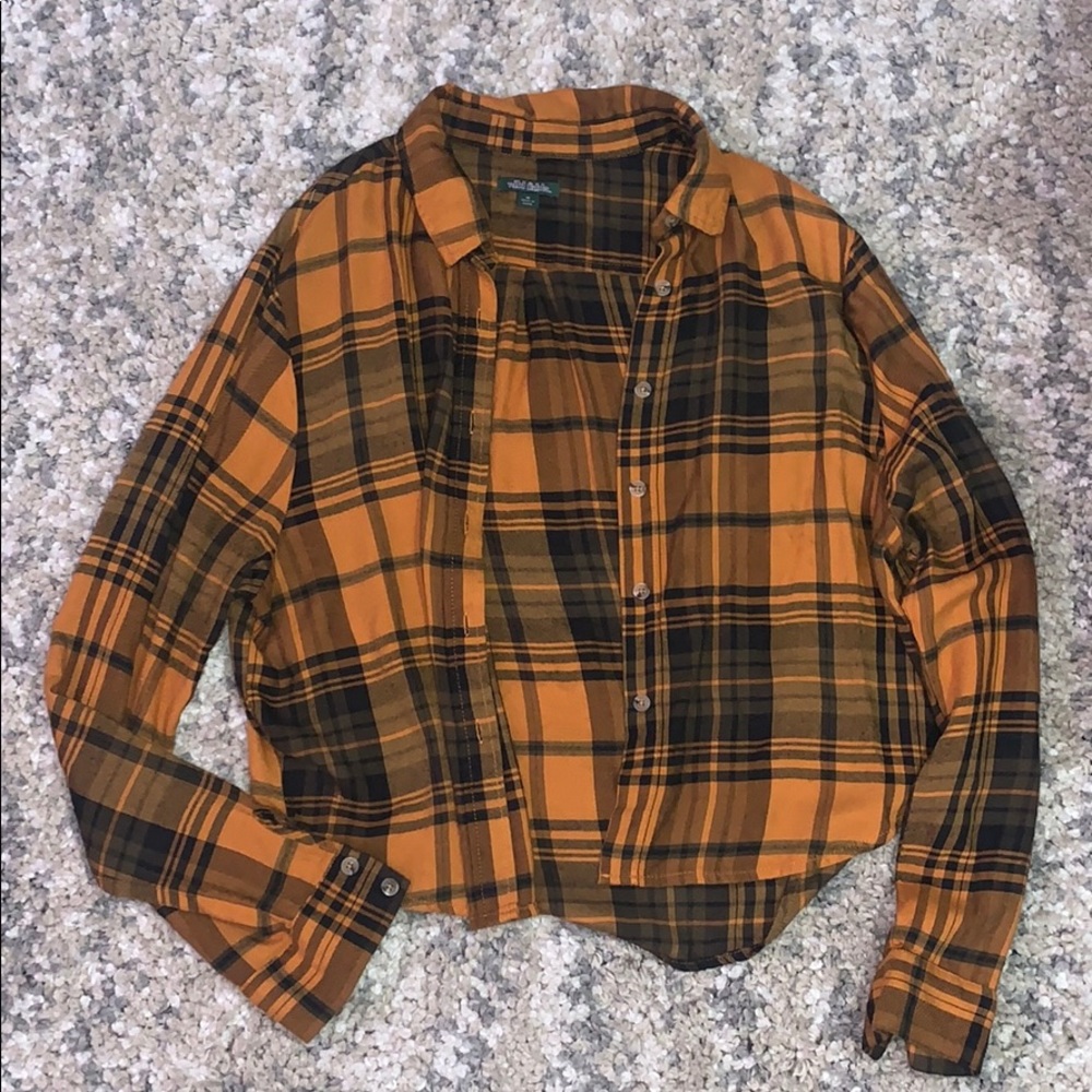 Wild fable crop flannel